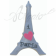 Sablé Tour Eiffel avec Message Imprimé I Love Paris