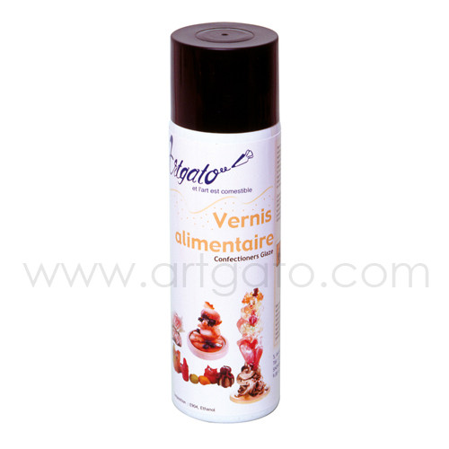 Spray vernis alimentaire