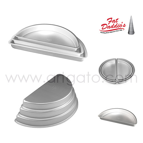 Half round hotsell cake pan