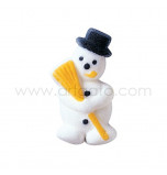 Sugar Decorations | Small Snowman 5,5 cm - 30 pieces