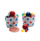 Circus Birthday Party | 24 Baking Cups, Ø 3,7 cm x 5,5 cm High