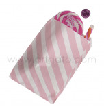12 Party Favour Bags | Striped Pink