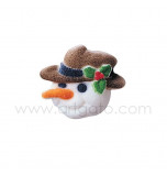 Sugar Decorations | Snowman Head Ø 4 cm - 30 pieces