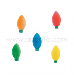 Sugar Decorations | Christmas Lights 2,5 cm - 120 pieces, 5 Colours