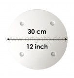 Plateau Rond Blanc SPS - Ø 30 cm 