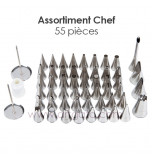 55-Piece Decorating Tip/Tube Set | Chef