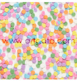 Sugar Confetti | Rainbow Confetti Sequins - 260 g Jar