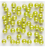 Shimmer Sugar Pearls | Lime Green - 370 g Jar