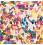 Sugar Strands (Jimmies) | Rainbow - 300 g Jar