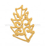 Chocolate Decorations | Holly Leaf Gold 8 x 5 cm - 48 pieces