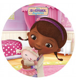 Edible Cake Topper | Doc McStuffins - Dottie & Lambie, 10 Wafer Cake Discs Ø 20 cm