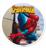 Edible Cake Topper | Marvel Spiderman - On Skyscraper, Wafer Cake Disc Ø 20 cm