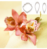 SUGAR FLOWER CUTTERS | Orchid - Cymbidium Orchid, 3 Cutters - Tinplate