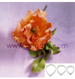SUGAR FLOWER CUTTERS | Rose - Rose Petal - Large Size, Set of 3 Sizes - Tinplate