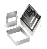 Pastry Cutter Set | Plain Diamond - Set of 8 Sizes - Stainless Steel