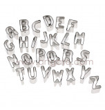 Découpoirs, Alphabet - Hauteur 25 mm