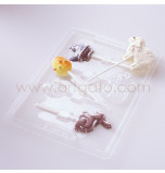 Moule Sucettes Chocolat - Assortiment Pâques