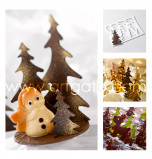 Template,  8 Christmas Trees - 9, 13, 17 et 20 cm