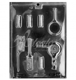 CHOCOLATE (Candy) MOULD | Hairdresser / Beautician Set (with 1 Mirror)