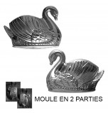 Moule à Chocolat, Cygne 3D (2 moules)