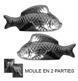 Moule à Chocolat, Poisson 3D (2 moules)