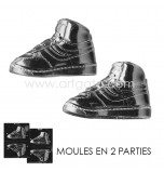 CHOCOLATE (Candy) MOULD | Sneakers 3D (2 Moulds) 