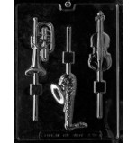 Moule Sucettes Chocolat, Instruments de Musique