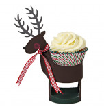 Meri Meri® Noël | 8 Présentoirs Cupcake individuel Renne