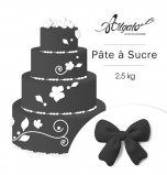 Pâte à sucre | Noire - 2,5 kg 