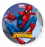 Edible Cake Topper | Marvel Spiderman - Flying, Wafer Cake Disc Ø 20 cm
