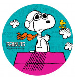 Edible Cake Topper | Snoopy - Snoopy flying, Wafer Cake Disc Ø 20 cm