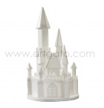 Styrofoam Castle | Sleeping Beauty's Castle - 33,5 cm High x Ø 18 cm Basis