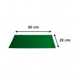 Vert - Rectangulaire 3 mm / 35 x 25 cm