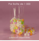 1 000 Sachets Cellophane à Soufflets