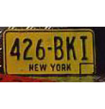 Plaque Voiture New-York