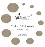 Cartons à Entremets - Argent - Ronds