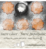 Icing / Confectioners' Sugar - Extra-fine, Starch-free - Pack of 500 g