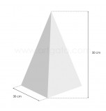 Macaron Tower Foam Pyramid | High 50 cm x Basis 30 cm  