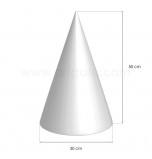 Macaron Tower Foam Cone | High 50 cm x Basis Ø 30 cm  