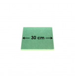 Vert Pâle - Carré 12 mm / 30 cm Côté