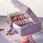 Macaron Box | Lavender - 2 boxes, each holds 12 macarons, 17 x 12 cm x 5,5 cm high