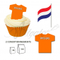 Wafer Toppers | Football T-Shirts 43 x 45 mm - Team Netherlands