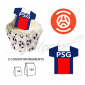 Wafer Toppers | Football T-Shirts 43 x 45 mm - FC Paris Saint Germain / PSG
