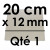 1 Cake Drum | Silver - Square 12 mm thick / 20 cm Side (8 in) 1 Cake Drum | Silver - Square 12 mm thick / 20 cm Side (8 in)
