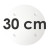 Round White SPS Plate - Ø 30 cm