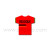 Wafer Toppers | Football T-Shirts 43 x 45 mm - Team Belgium, 144 Pieces 