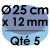 5 Cake Drums | Deep Blue - Round 12 mm thick / 25 cm Ø 5 Cake Drums | Deep Blue - Round 12 mm thick / 25 cm Ø