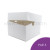 White Cake Boxes with Lid - 15 cm High | Pack of 5