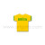 Wafer Toppers | Football T-Shirts 43 x 45 mm - Team Brazil, 144 Pieces 