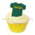 Wafer Toppers | Football T-Shirts 43 x 45 mm - Team Cameroon - 36 Pieces 